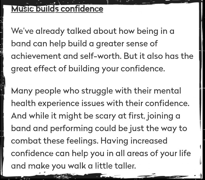 SPARKYOUTHMUSIC's tweet photo. 🎶Being in a band offers many great #MENTALHEALTHBENEFITS
🎶#sociability 🎶#senseofachievement 🎶#stressrelief 🎶#buildsconfidence 🎶#improvesmemory 🎶#helpsconcentration
🎶POSITIVE SOCIAL IMPACT THROUGH MUSIC 🎶 @SPARKYOUTHMUSIC #Warwickshire #worcestershire #westmidlands 🎶 https://t.co/ebRSPRx1d4