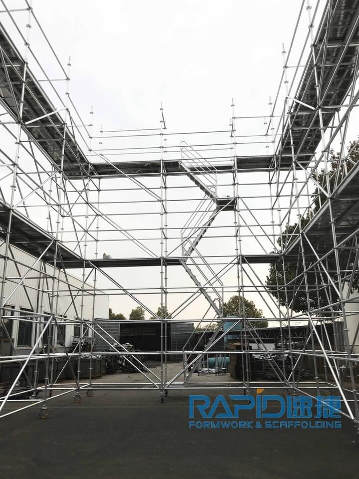 SarahFly11's tweet photo. From #3ddesign in #caddrawings  to real erection.

48.3 All #Aluminum Modular scaffolding system mobile tower
ESP. Customized for airport maintenance project
#rapidscaffolding

Well fit for steel ringlock  #scaffolding   #andamio #échafaudage #andaimes  #impalcaturay #stillas https://t.co/TnWG7FHGx1