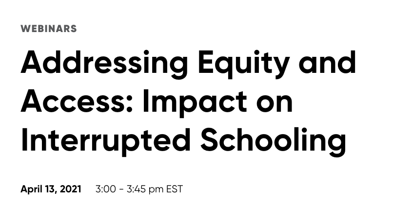 Tough challenges require creative solutions. 

Join <a href="/HMHCo/">HMH Education</a>'s Dr. Amanda Patterson &amp; <a href="/garthharries/">Garth Harries</a> on April 13 at 3pm ET to discuss ideas to help district leaders accelerate through recent learning loss to close instructional disparities. 

Register here: bit.ly/2PXC2sW