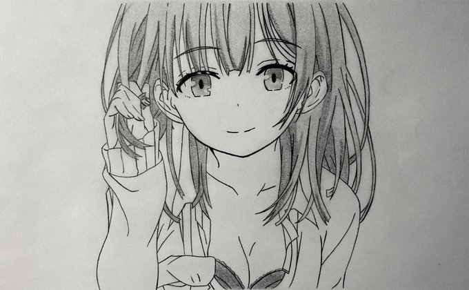 荻原 沙優

#ひげを剃るそして女子高生を拾う #模写
#アナログ絵描きさんと繋がりたい 