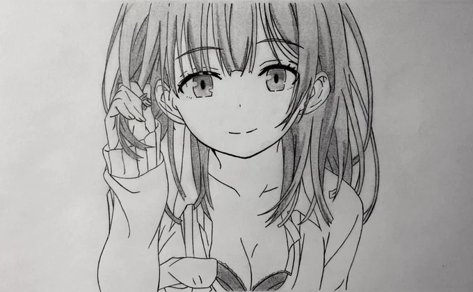 荻原 沙優

#ひげを剃るそして女子高生を拾う #模写
#アナログ絵描きさんと繋がりたい 