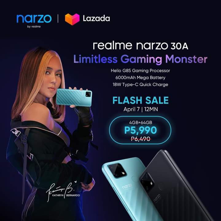 realme narzo 30a lazada