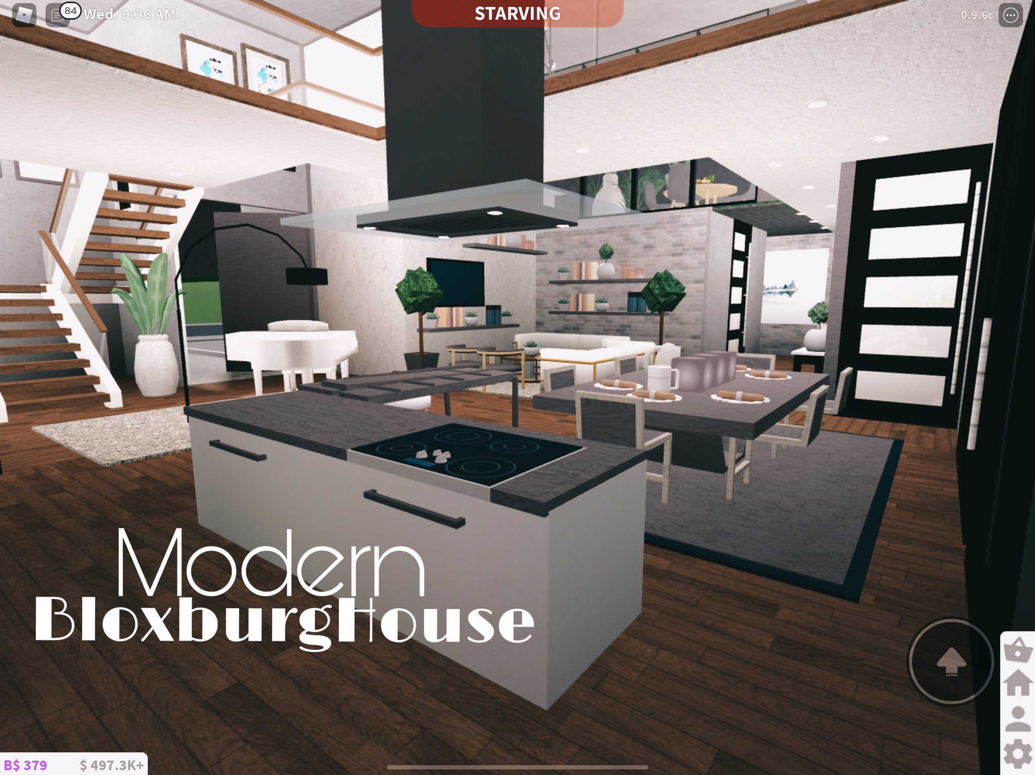 FairyWairy Builds on X: Modern House Build, Roblox Bloxburg, NO large  plot