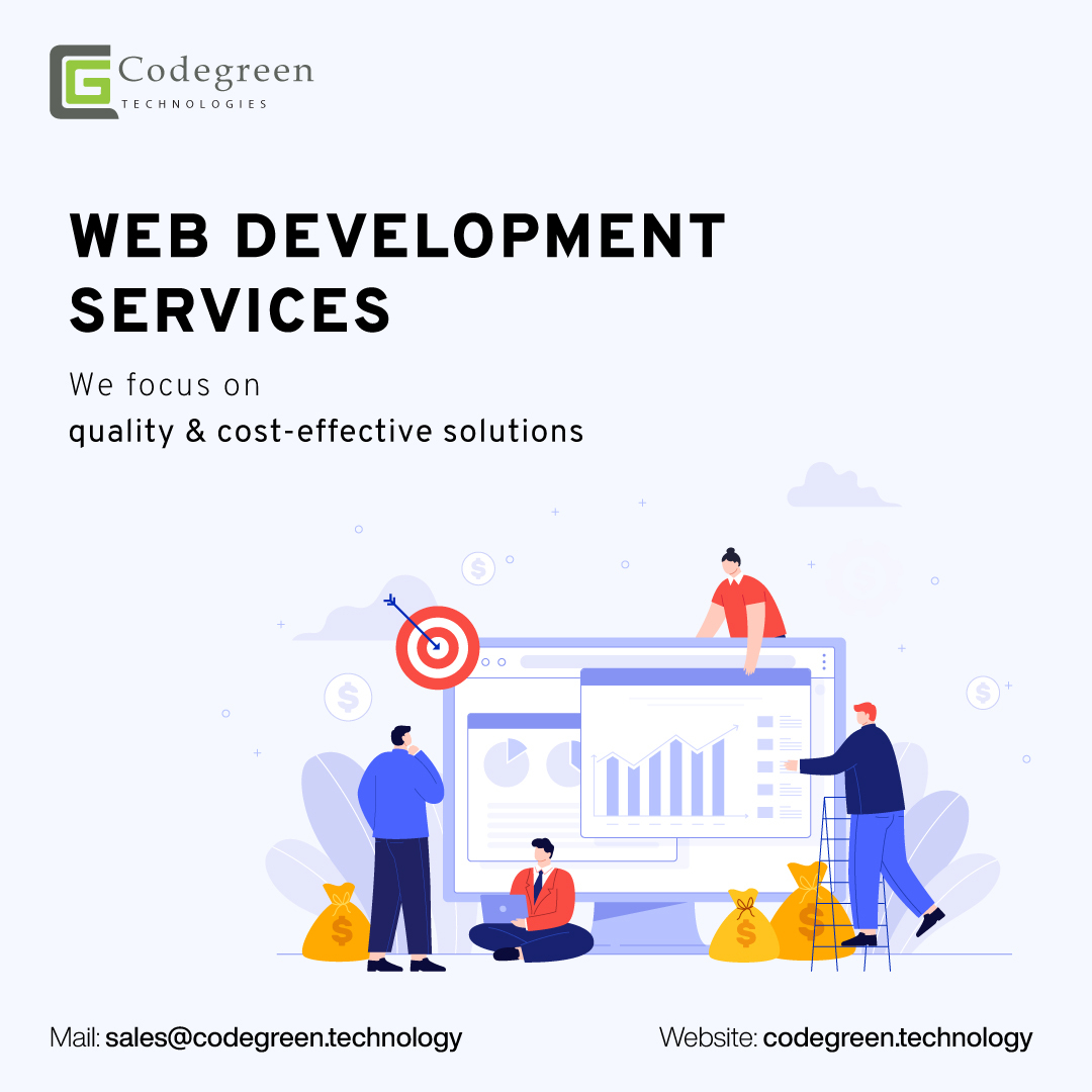 codegreentechno's tweet image. Web development services 
We focus on quality & cost-effective solutions
☎+91 8606478887
📧 sales@codegreen.technology
website: codegreen.technology
#codegreen  #codegreentechnology #softwaredevelopment #softwaredevelopmentservices #mobileapplication #mobileappdevelopment