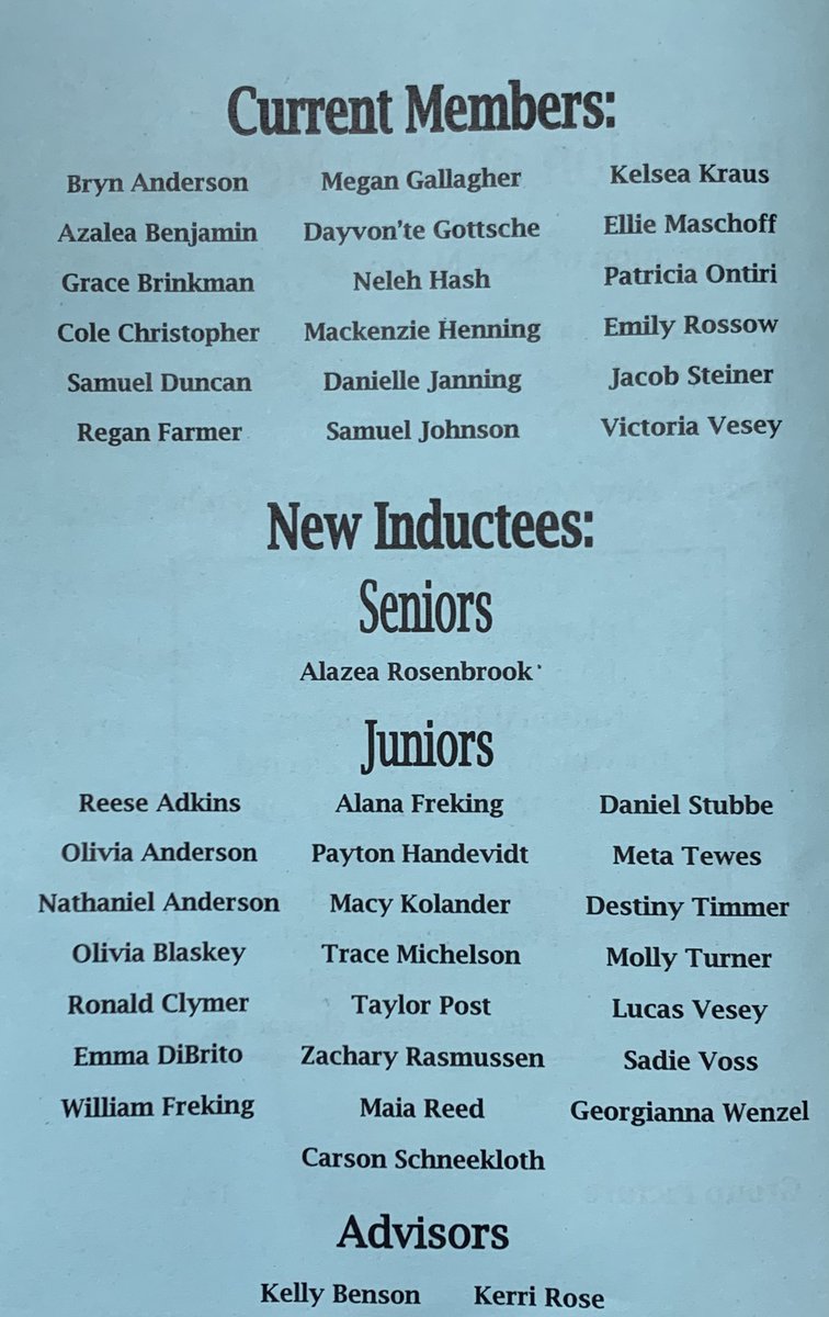 Congrats to all our current and new honor society students!  #jcchuskies #huskynation