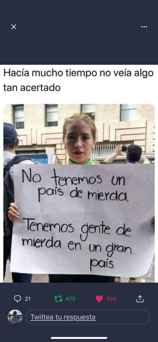 Realmente lo mejor que he visto en Twitter el último tiempo