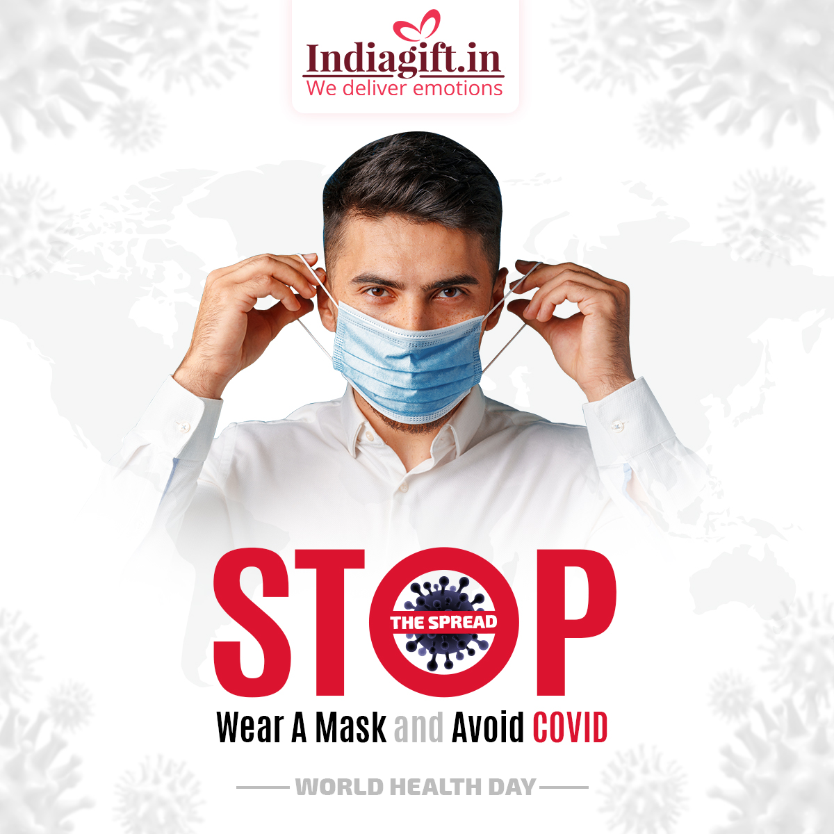 STOP The spread. Wear A Mask and Avoid Covid... #healthday #worldhealthday #world #health #healthweek #healthmonth #healthmotivation #fitness #nutrition #stayhealthy #stayhappy #staypositive #indiafightscorona #healthcare #Indiagift #ItsIndiagift