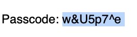 For over a year, I’ve used Zoom to teach online. We record the sessions and send the students a link to the recording, with a passcode.

But! When we get the email from Zoom, the passcode has a single space at the end, which if used, is incorrect. Intentional?