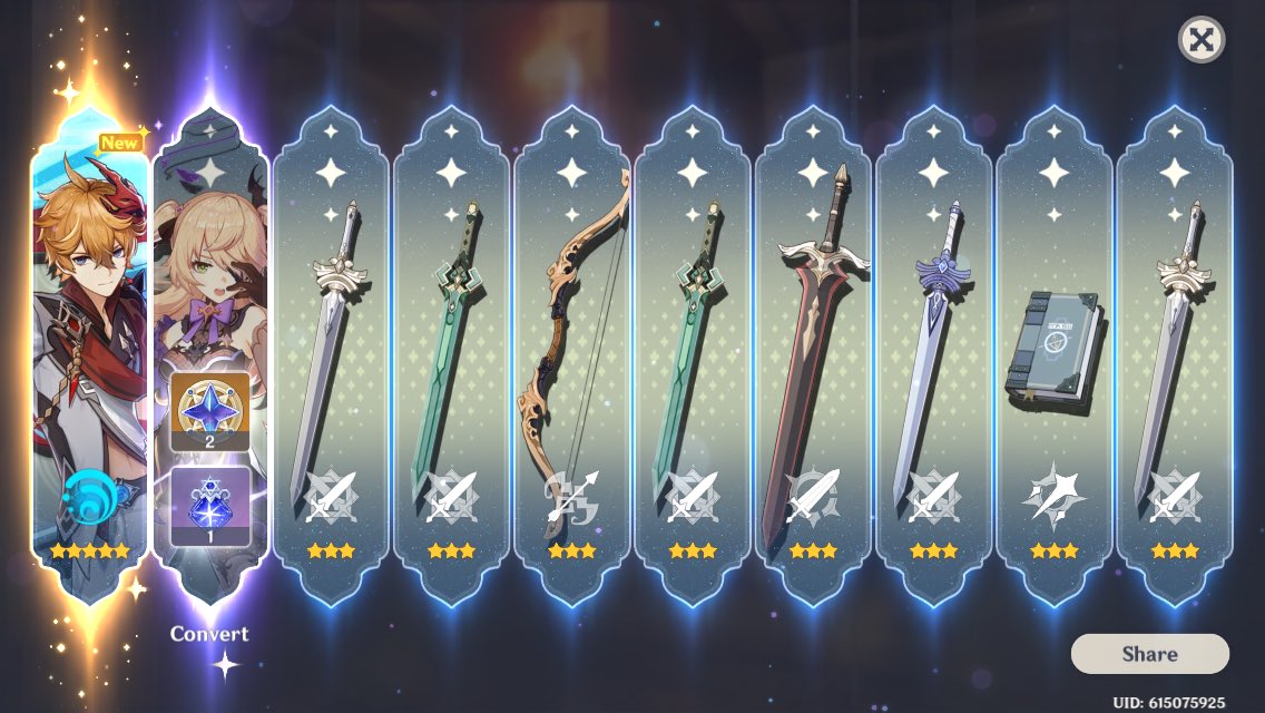 juminliker's tweet photo. got childe in 40 pulls and diluc in the next 10 after this 😘🤚suck my nards https://t.co/4Po4nxbhBg