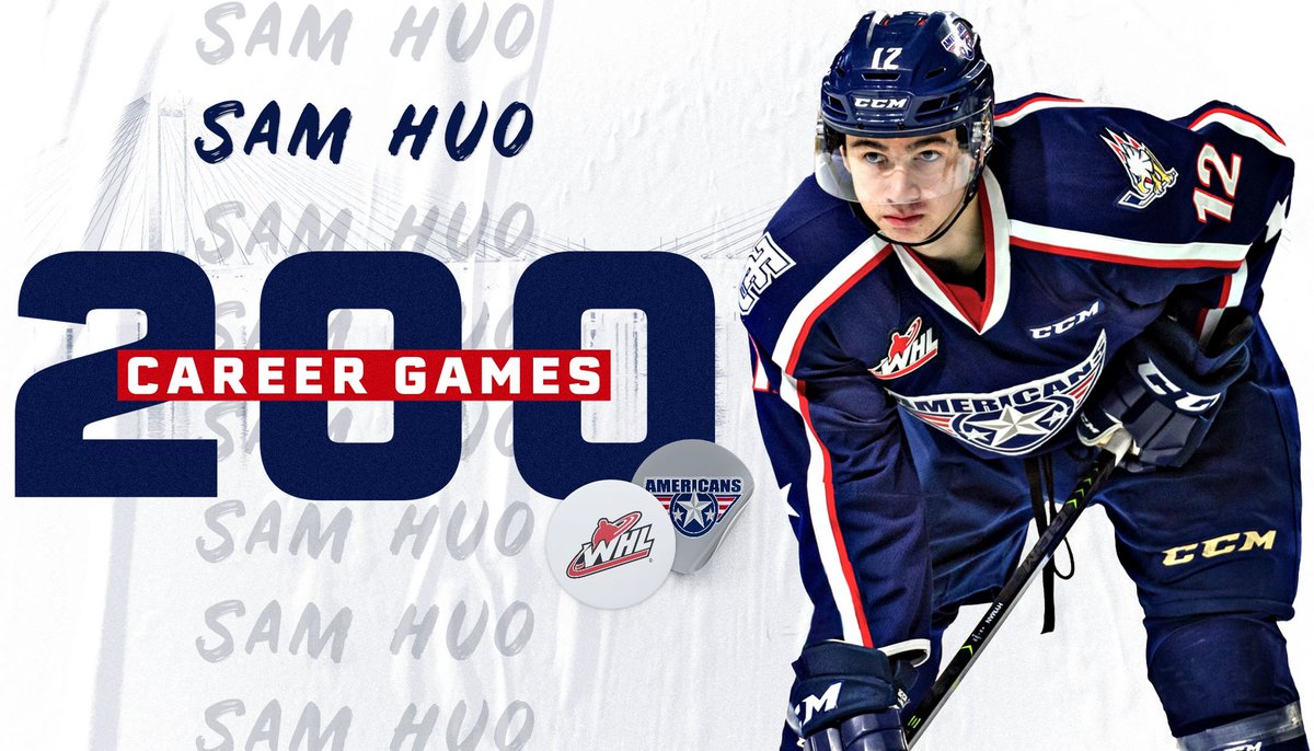 Tonight is game 2️⃣0️⃣0️⃣ for <a href="/samhuo1/">Sam Huo</a>

Congrats on the milestone, Sam!