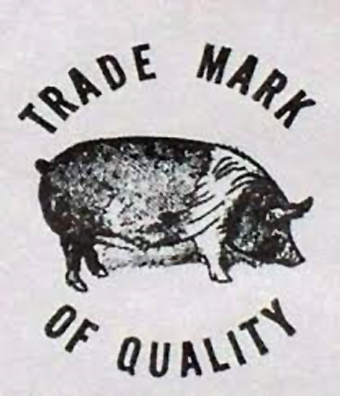 cascadiasolid's tweet photo. The Trademark of Quality pig (I prefer the old-timey pig to the dirty head comix pig, myself) #TOP50MASCOTS @bestshow4life https://t.co/0nz7QvdmTa
