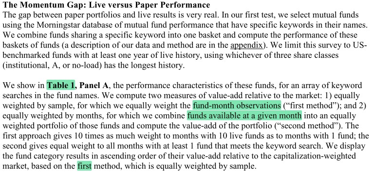 4/ "Performance is skewed downward by the poor results of the single earnings momentum fund. But the other five hardly show exemplary results, even though the factor itself delivered a return of nearly 5.0%/year since 1990 and over 3.0%/year since the 2009 momentum crash."