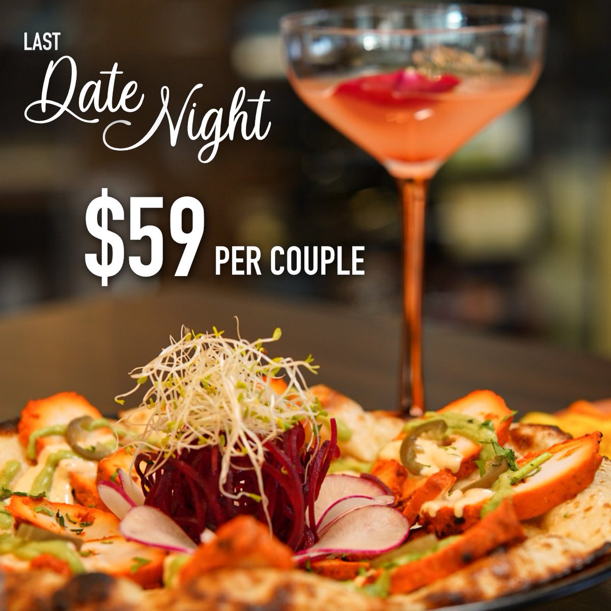 GuruIcedistrict's tweet photo. We are still open for reservations for our Last Date Night this upcoming Thursday!

Last chance to live the Guru Date Night experience for only $59 per couple!

Date night includes:

•2 appetizers 
•2 mains
•Saffron Rice
•Naan Basket
•Dessert 

#yegfood #yeglocal #yegdate https://t.co/FniBEqIIY5