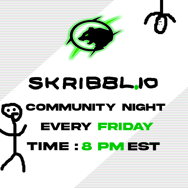 BearClaw_Esport's tweet image. Cubs Every Friday Community Night Skribblio In The Cord 🐻

Join up for fun and games IT WILL BE STREAMED

discord.gg/hvw2TEV