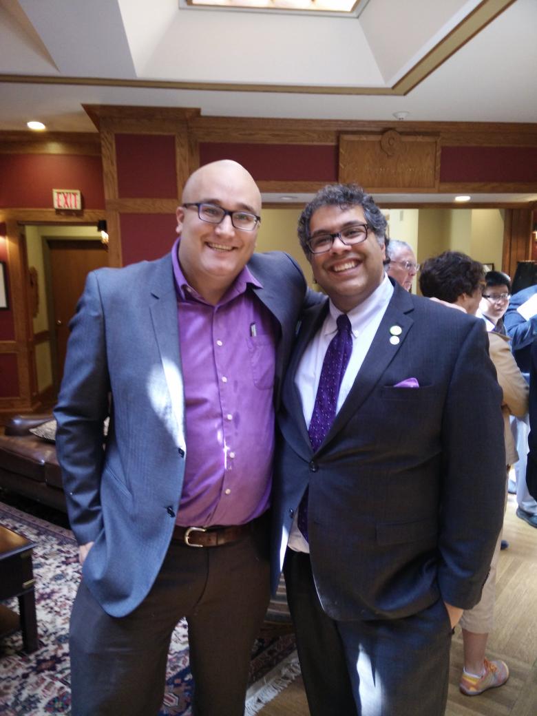 Also, another cool moment: when I got to introduce @Nenshi at the @YYCCanadianClub. #cdnclub