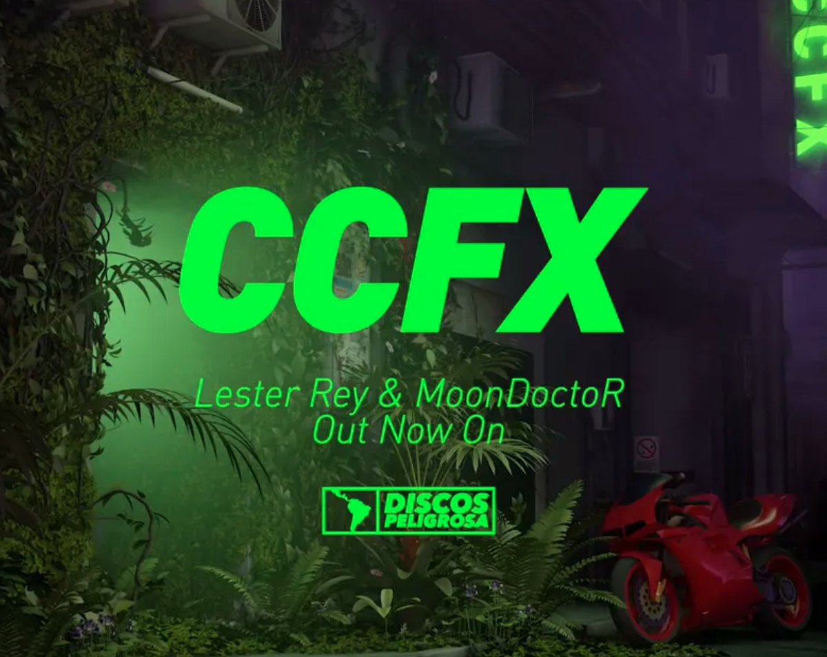 discospeligrosa's tweet photo. #CCFX by @LesterReyMusic and @MoonDoctoR visualizer premieres tomorrow! https://t.co/oSDFZ06afO https://t.co/VvgBVCntye