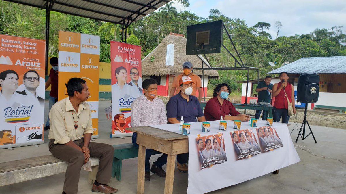 MashiCampoElias's tweet photo. En Napo #Atacapi Seguimos llevando el mensaje y las propuestas del #BinomioDeLaEsperanza @ecuarauz @rabascallcarlos y el clamor por recuperar la patria y los derechos es evidente! @MashiRafael @SomosPatria2020 https://t.co/oYAlfWc7h8