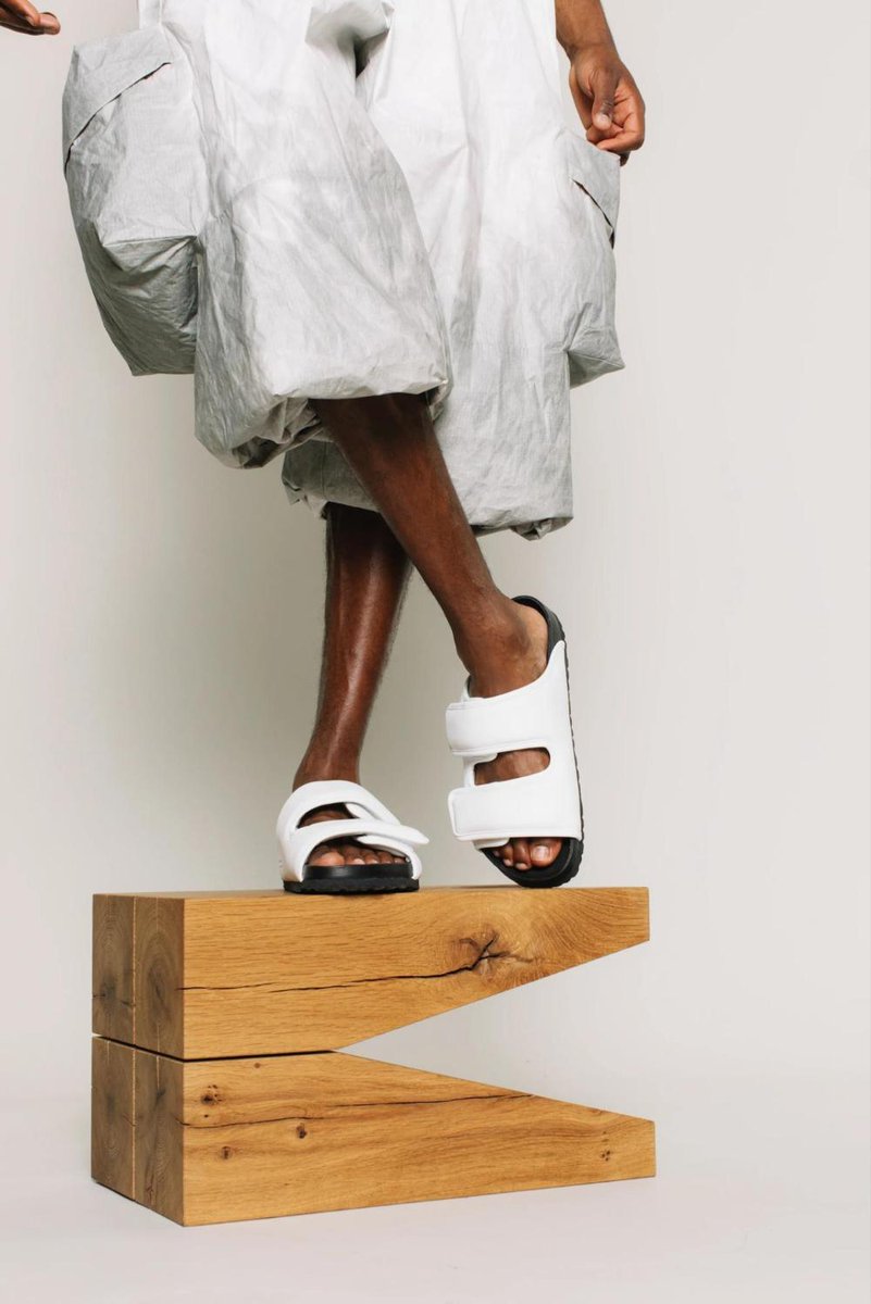 i_D's tweet image. Birkenstocks like you’ve never seen them before!

The ubiquitous lockdown sandal gets a radical makeover, courtesy of a collaboration with Central Saint Martins graduates.

See more: i-d.co/3wzrCAv
