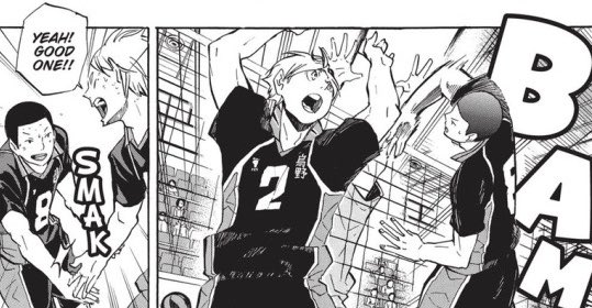tokitowu's tweet photo. haikyuu characters responding to:

— forgetting you at the store. 
[ sfw , comedy ] https://t.co/57NoRAVvCI