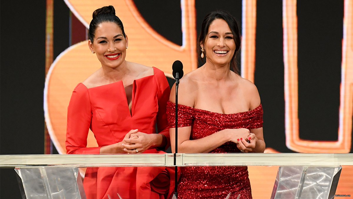 BellaSourceOrg's tweet image. The Bella Twins gets inducted into the WWE Hall of Fame - Class of 2020 - bellasource.org/gallery/thumbn… (@BellaTwins)