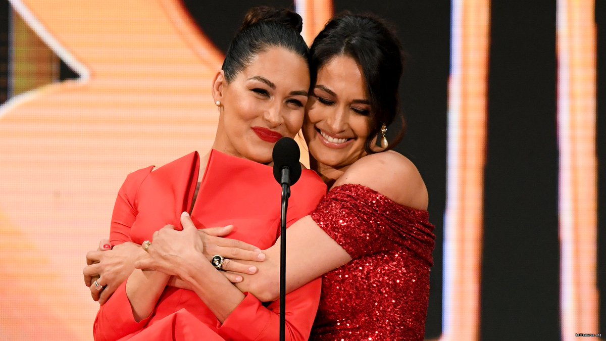 BellaSourceOrg's tweet image. The Bella Twins gets inducted into the WWE Hall of Fame - Class of 2020 - bellasource.org/gallery/thumbn… (@BellaTwins)