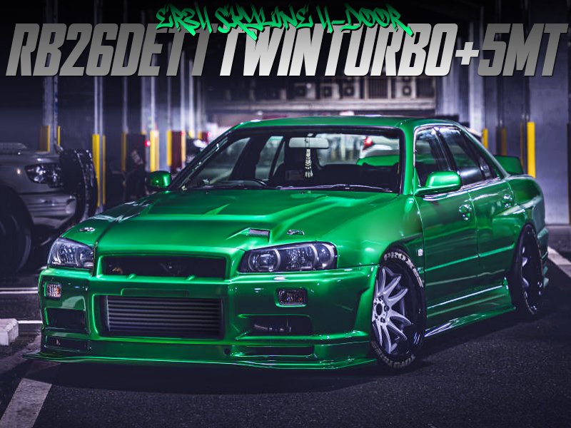 R34 スカイライン 4 ドア Mt Englshfird