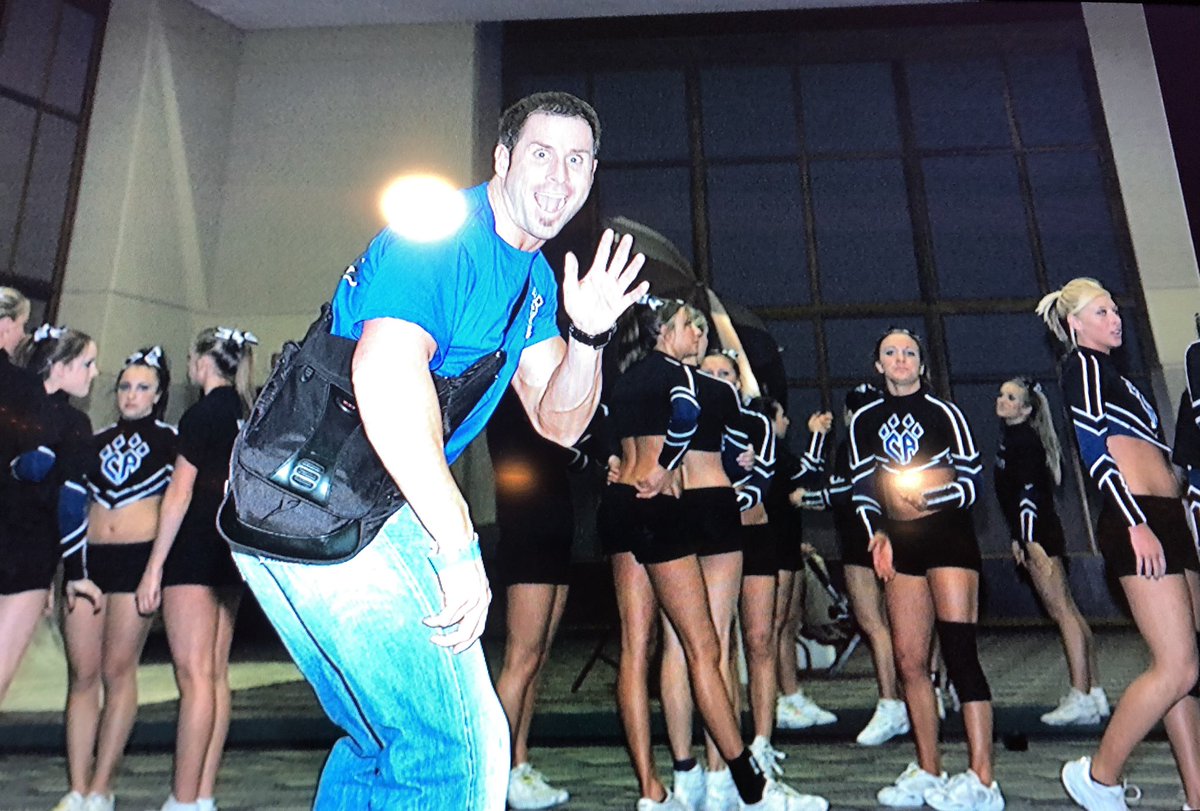 The life of a PUMA back in ‘05! <a href="/bradhabermelCA/">Brad Habermel</a> and <a href="/jbotoole4/">Joe O'Toole</a> have not aged a bit! Crazy my baby has now been at <a href="/CheerAthletics/">Cheer Athletics</a> for 4 years now! Best time of my life! 💙🐾