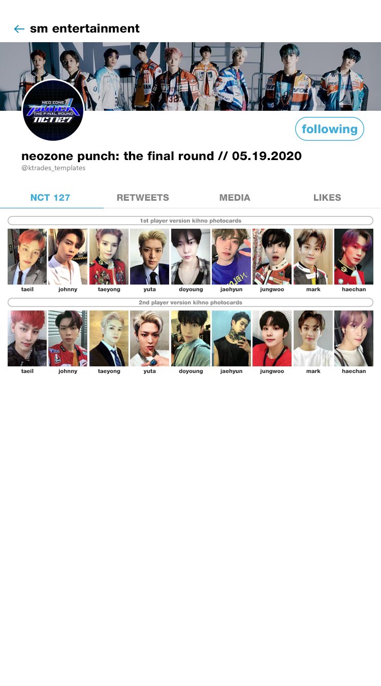 NCT127 Punch ポストカード NCT127 Punch ポストカード