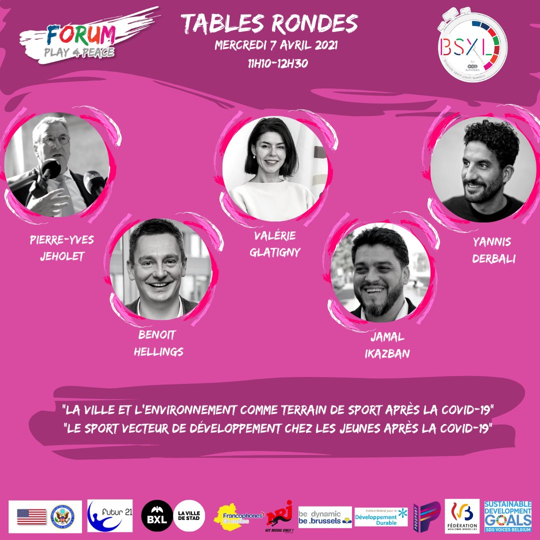 En live sur notre page Facebook.
Tables rondes entre décideurs et jeunes. 
<a href="/PYJeholet/">Pierre-Yves Jeholet</a> <a href="/valerieglatigny/">Valérie Glatigny</a> <a href="/KhattabiZakia/">Zakia Khattabi</a> <a href="/BenoitHellings/">Benoit Hellings</a> <a href="/ikazban/">Jamal Ikazban</a>