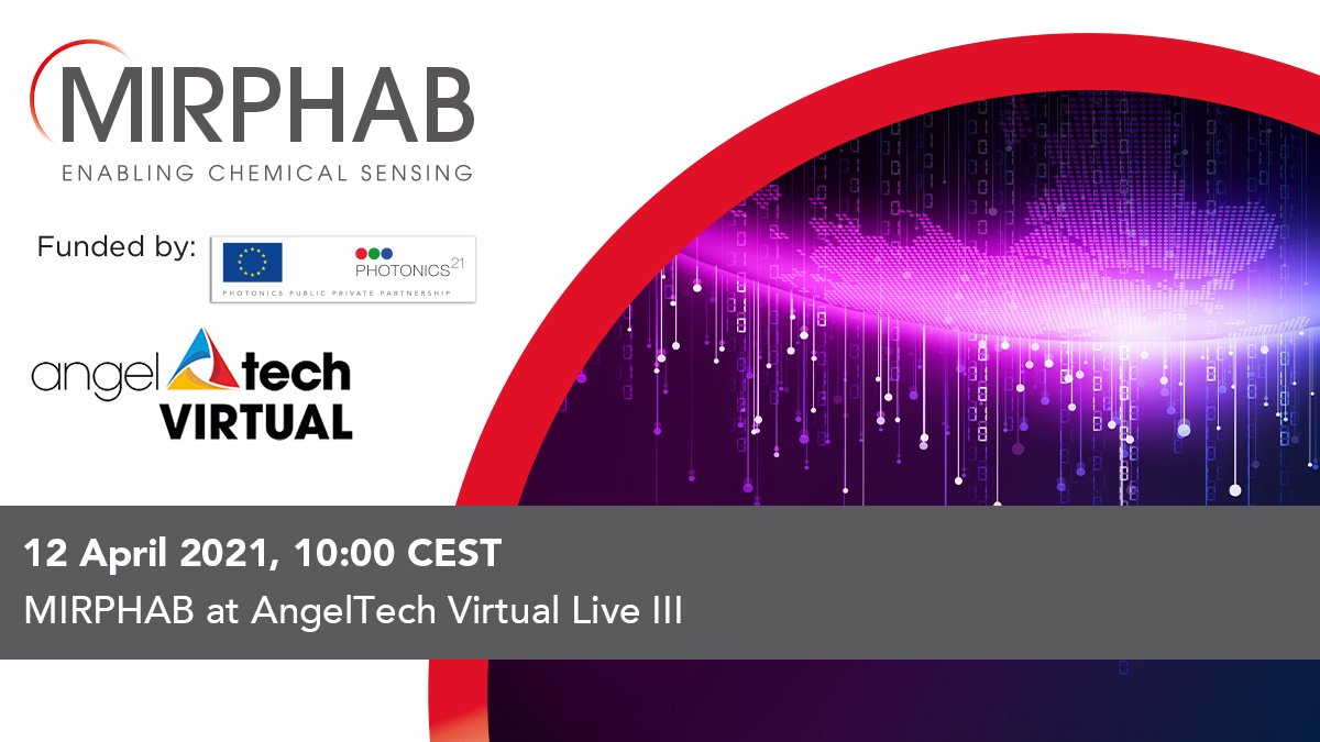 MIRPHAB (@mirphab_eu) on Twitter photo MIRPHAB will be exhibiting at AngelTech Virtual III, on 12 April 2021. Visit us to know more about MIRPHAB’s offer of optical modules for chemical sensing. More information and registration at mirphab.eu/2021/03/22/mir…
#photonics #sensors #sensing <a href="/PhotonicsEU/">PhotonicsEU</a> <a href="/Photonics21/">Photonics21</a> MIRPHAB will be exhibiting at AngelTech Virtual III, on 12 April 2021. Visit us to know more about MIRPHAB’s offer of optical modules for chemical sensing. More information and registration at mirphab.eu/2021/03/22/mir…
#photonics #sensors #sensing <a href="/PhotonicsEU/">PhotonicsEU</a> <a href="/Photonics21/">Photonics21</a>