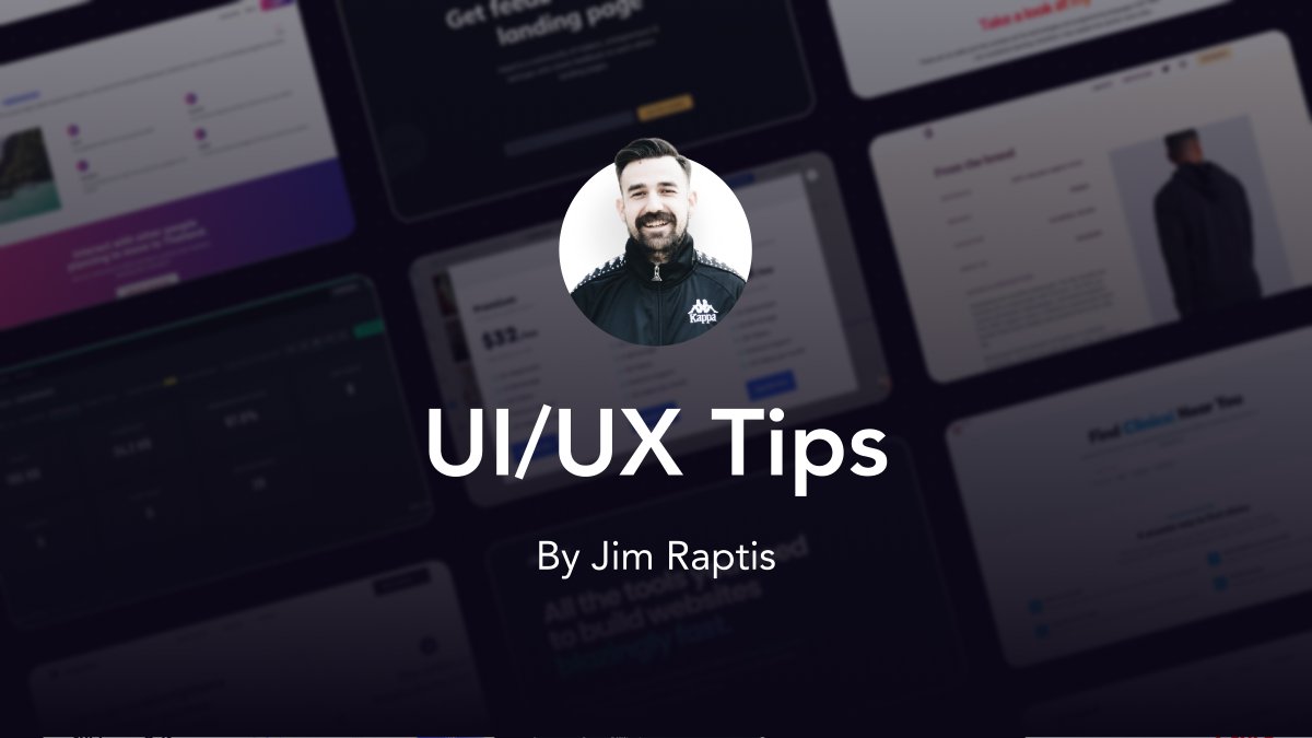 Let's go! 13 UI/UX tips from real-life examplesA visual thread 