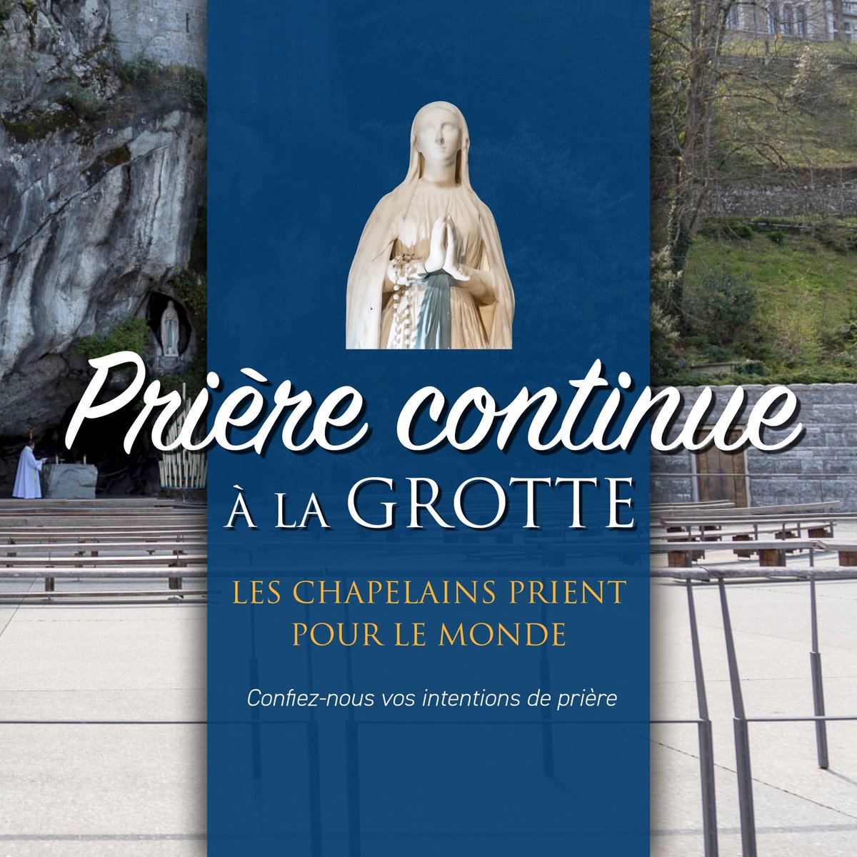 Sanctuaire Notre-Dame de Lourdes tweet media