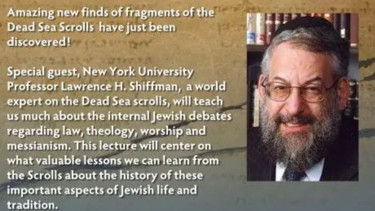 Lawrence H. Schiffman tweet media