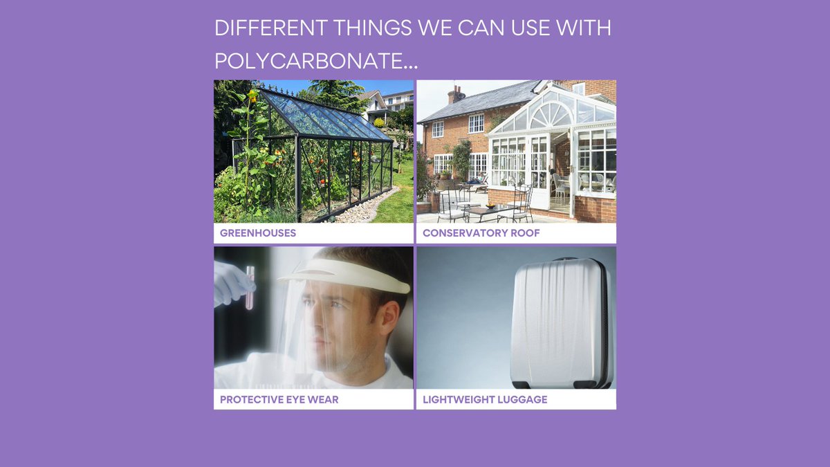 Polycarbonate plastic has many uses across a variety of industries, with versatile applications and effective results. 😀

#polycarbonate #conservatory #greenhouse