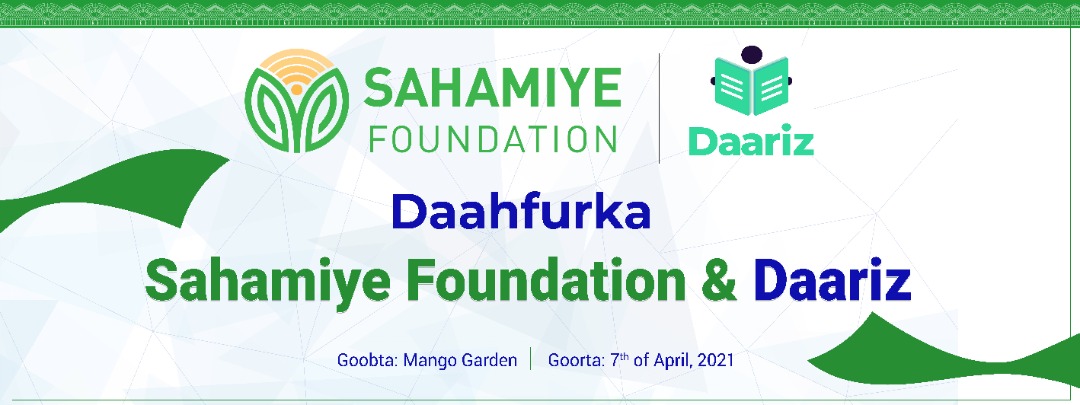 Today marks the official launch of @sahamiyefoundation and <a href="/Daarizapp/">Daariz</a>. The kick of event just started at #Mango Garden, #Hargeisa.