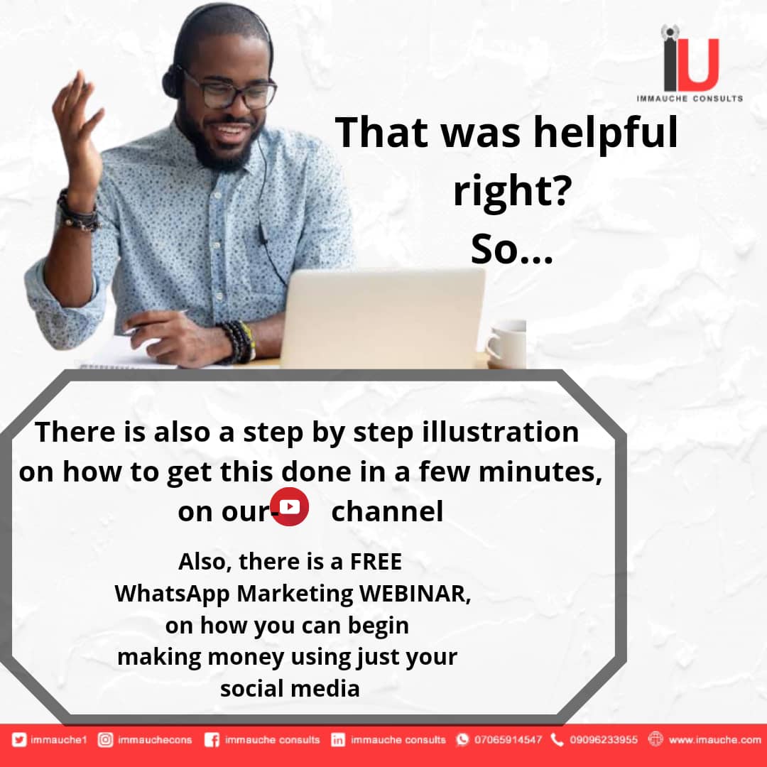 iucmedia_'s tweet photo. I hope this was helpful right. Kindly follow us for more business marketing strategy. https://t.co/1AH2bXNbVA