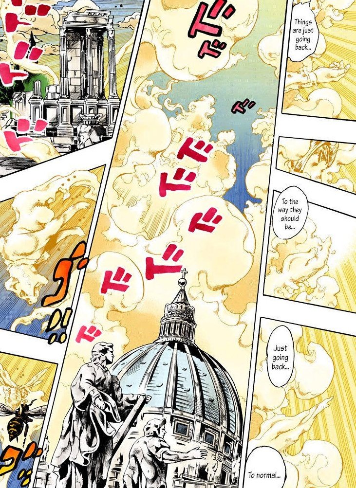 GANGSTARRED's tweet photo. @Cursiction @tranfigures @ZipperPunches @PANDORAZUU ．．．perpetually，for that is the
hidden ability of golden experience
requiem；the infinite death loop
that ensued after reverting the cursed
king's willpower to fight giorno to
zero showed even the most ludacris
﹠ impossible forms of the afterlife．

#UNIVERSE  ╳  #HYSTERIKA https://t.co/e3UyQuPLSj