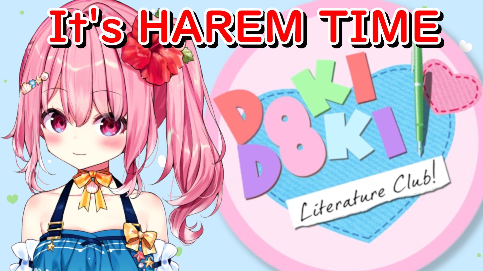 Namirin なみりん Hiatus 休止中 Upcoming Namistream Doki Doki Literature Club Stream At 8 40pm Jst Tonight My First Visual Novel 今夜の8 40にドキドキ文芸部のゲーム配信するよ 初のノベルゲーム 待機場所 Access