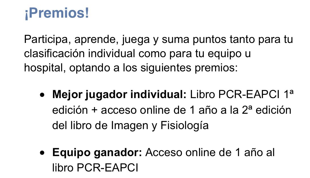 foroepic's tweet photo. 1. Haz #equipo con gente de tu hospi.
2. Descargate la App #Atrivity y registrate
3. Fase1 (19-22abril). Repasa #Microcontenidos de #FisiologiaCoronaria.
4. Fase 2 (26-30abril). #Batallas Reta individualmente a participantes de otros equipos.
5. #Premios individuales y de equipo https://t.co/knmwNQfnIo