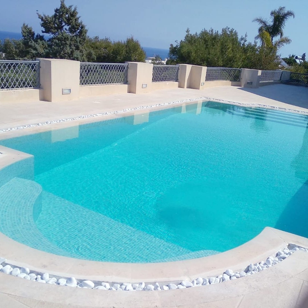 LtdPools's tweet photo. Another swimming pool project entrusted to Paradise Pools. For quotes and queries call us on 21466860 / 99470062 or send us an email on pools.paradise@gmail.com or send a message through this page. #paradisepoolsmalta #glassmosaic #reviglass #chavon #wedeliver https://t.co/EawjTNEPcg