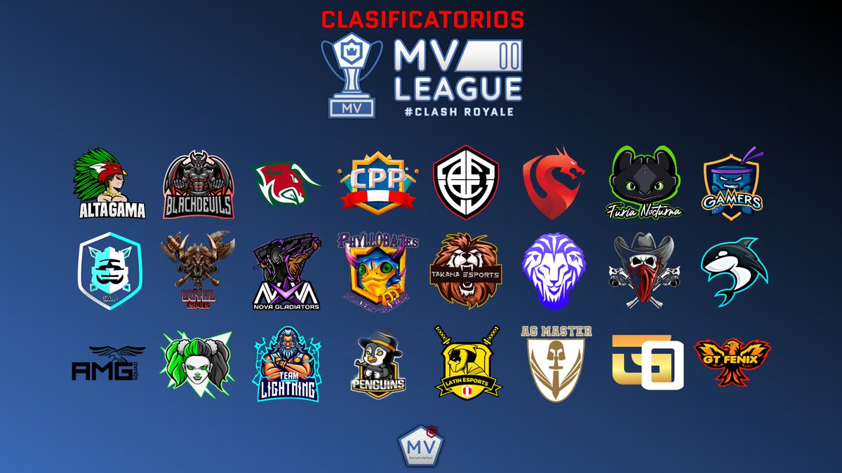Al fin tenemos los 24 equipos que pelearan por su puesto en la MVL II🏆

Esten atentos en estos días, ya que les daremos mas información sobre la competición que esta por iniciar

y tu... que equipo apoyas??🧐😎🔝

#MVLeague #CR