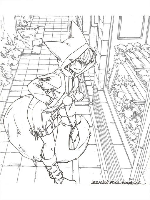 線画 
