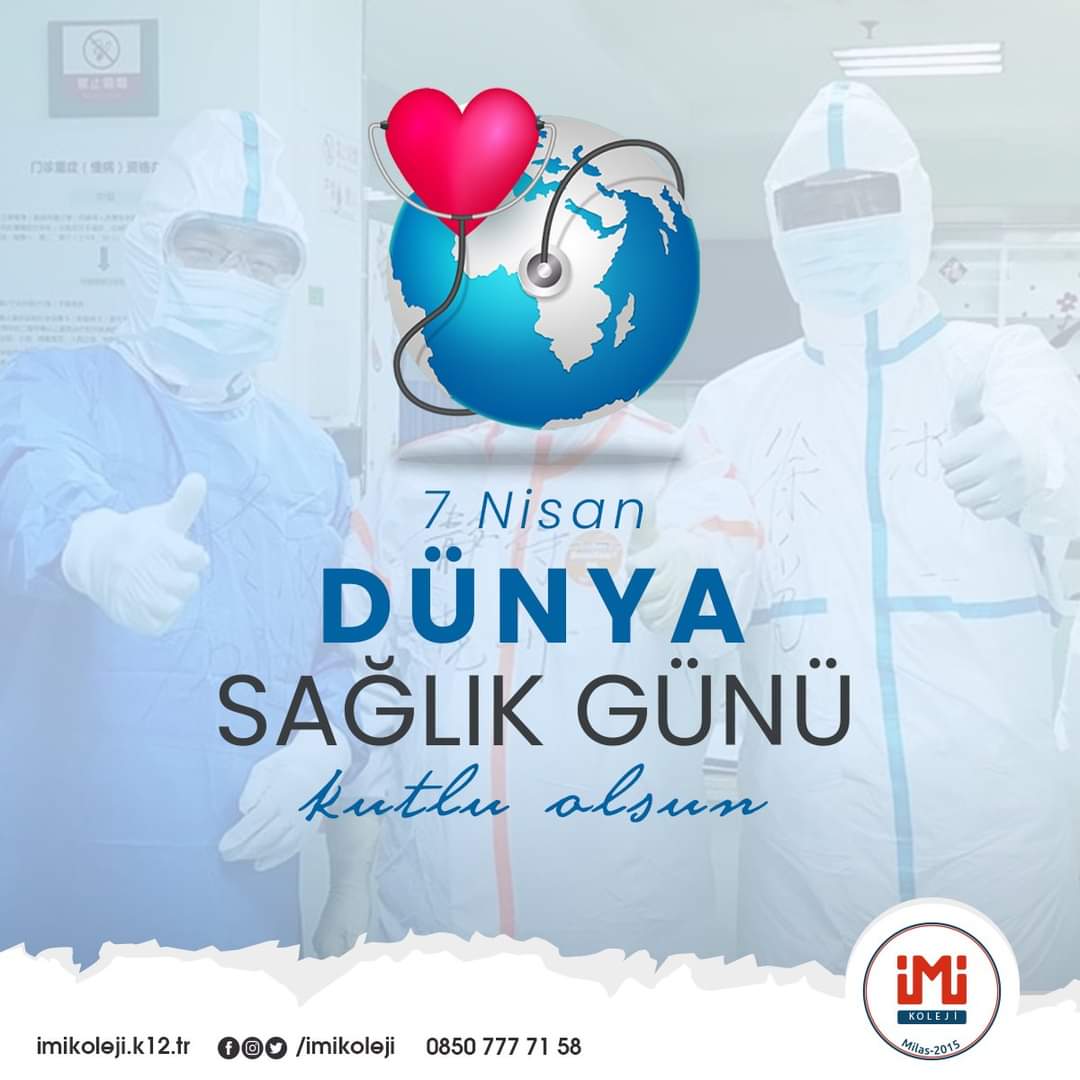 👩‍⚕️👨‍⚕️ Sağlığın önemini daha iyi kavradığımız bu günlerde, 7 Nisan Dünya Sağlık Günü kutlu olsun.  

#imikoleji #milas #dünyasağlık #dünyasağlıkgü