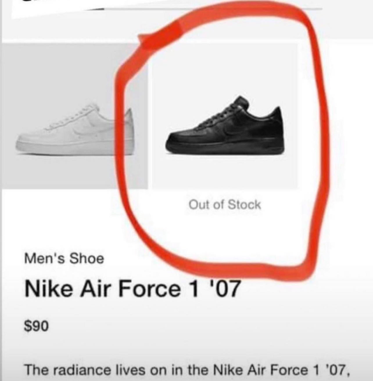 why are air forces sold out