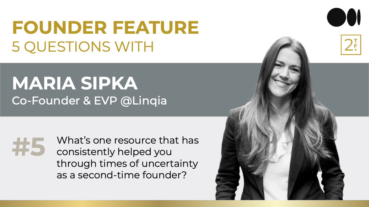 “Meditating...puts you into that #positivemindset that enables you to get out of bed and start off a thousand miles ahead.” – <a href="/mariasipka/">Maria Sipka</a>, Co-Founder &amp; EVP at <a href="/linqia/">Linqia</a> 

Read more about Maria’s journey as a #femalefounder in our Founder Feature Series at secondtimefounders.medium.com/5-questions-fo….
