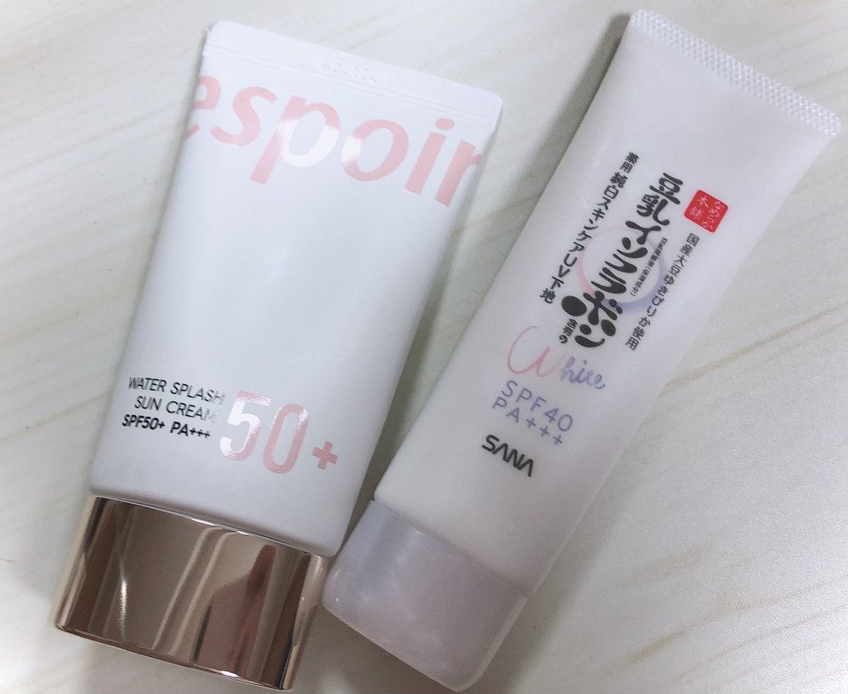 ট ইট র 破産ちゃん ちなみに日焼け止めは なめらか本舗 薬用美白スキンケアuv下地 Espoir ウォータースプラッシュサンクリーム のどちらかが多い なめらか本舗の下地はわりとマットな仕上がりだけど乾燥しない 崩れにくいと思う 私はエトヴォスの下地