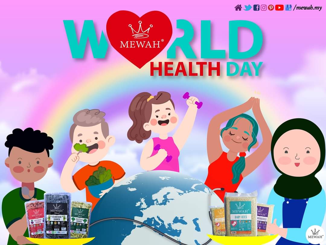 Eat healthily 🍚 & exercise regularly 🏃‍♀️🏃! If our health remains good then everything else goes fine in our life. Happy World Health Day. 😍

#happy #mewah #Mewahorganic #mewahnatural #mewahresepi #happyworldday #happyhealth #happyhealthday2021 #happyworldhealthday🖐️ #healthy