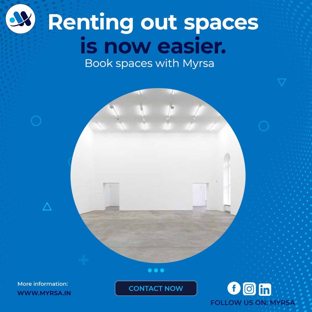 MyrsaTech's tweet image. At Myrsa Tenants  can easily specify their space request while the Owners can offer any of their (empty) spaces for temporary rental.

Visit us at: myrsa.in

#rent #temporaryrenting #retailspaceforrent