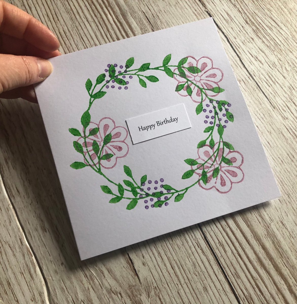 ⭐️NEW⭐️

Happy birthday floral wreath hedgerow wild flowers purple pink green blank note card

 #etsy #craftbizparty  etsy.me/3wBQ18L