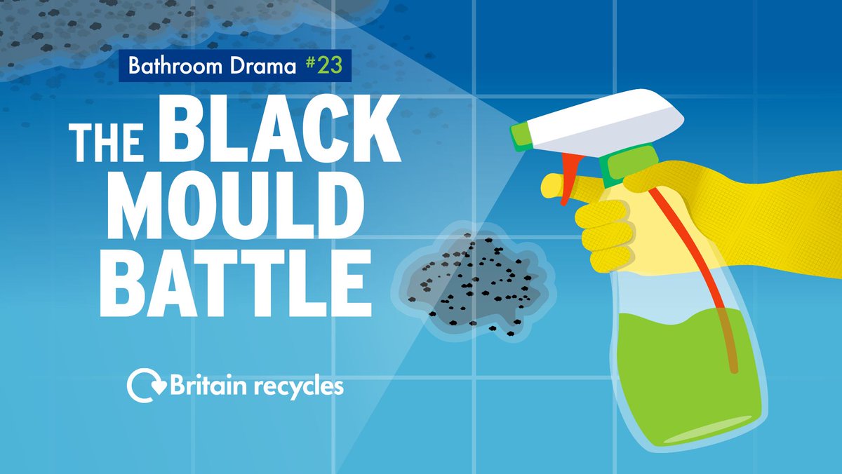 recycle_now's tweet image. If you blitz the black mould, you can recycle the cleaning bottle. 84% of us already do, but there&apos;s a way to go. 🌍 #DontBottleIt in the bathroom. 🙌   

Learn more about recycling plastics in the bathroom: bit.ly/2CIm5uk